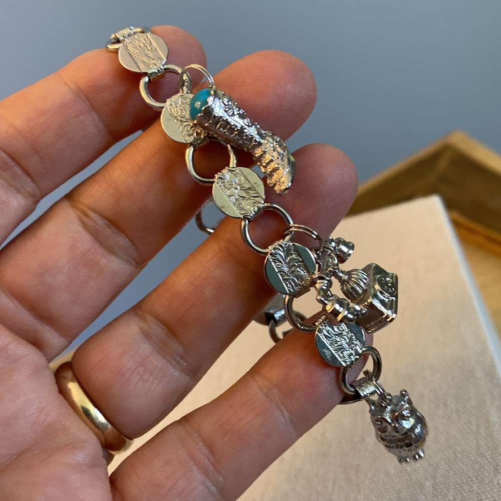 Sarah Coventry Vintage Charm Bracelet